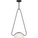 Kelly by Kelly Wearstler Nido 1 Light 8 inch Midnight Black Pendant Ceiling Light