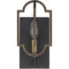 Westwood 1 Light 5 inch Barrelwood/Brass Sconce Wall Light