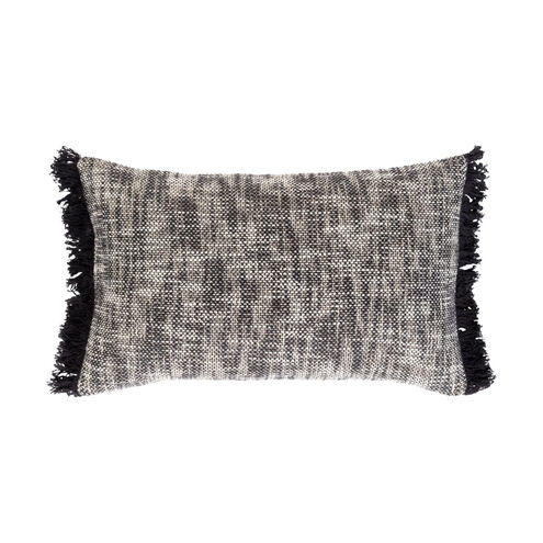 Suri 20 X 12 inch Black/Khaki/Ivory Pillow Cover