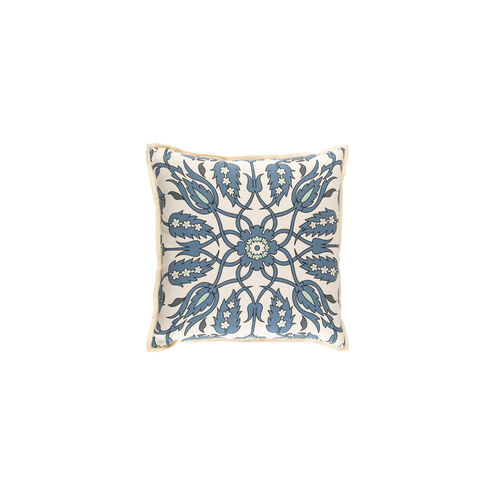 Vincent 20 X 20 inch Denim and Mint Throw Pillow