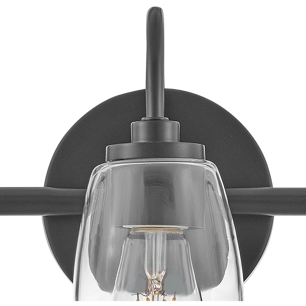 Vera LED 24 inch Black Bath Light Wall Light