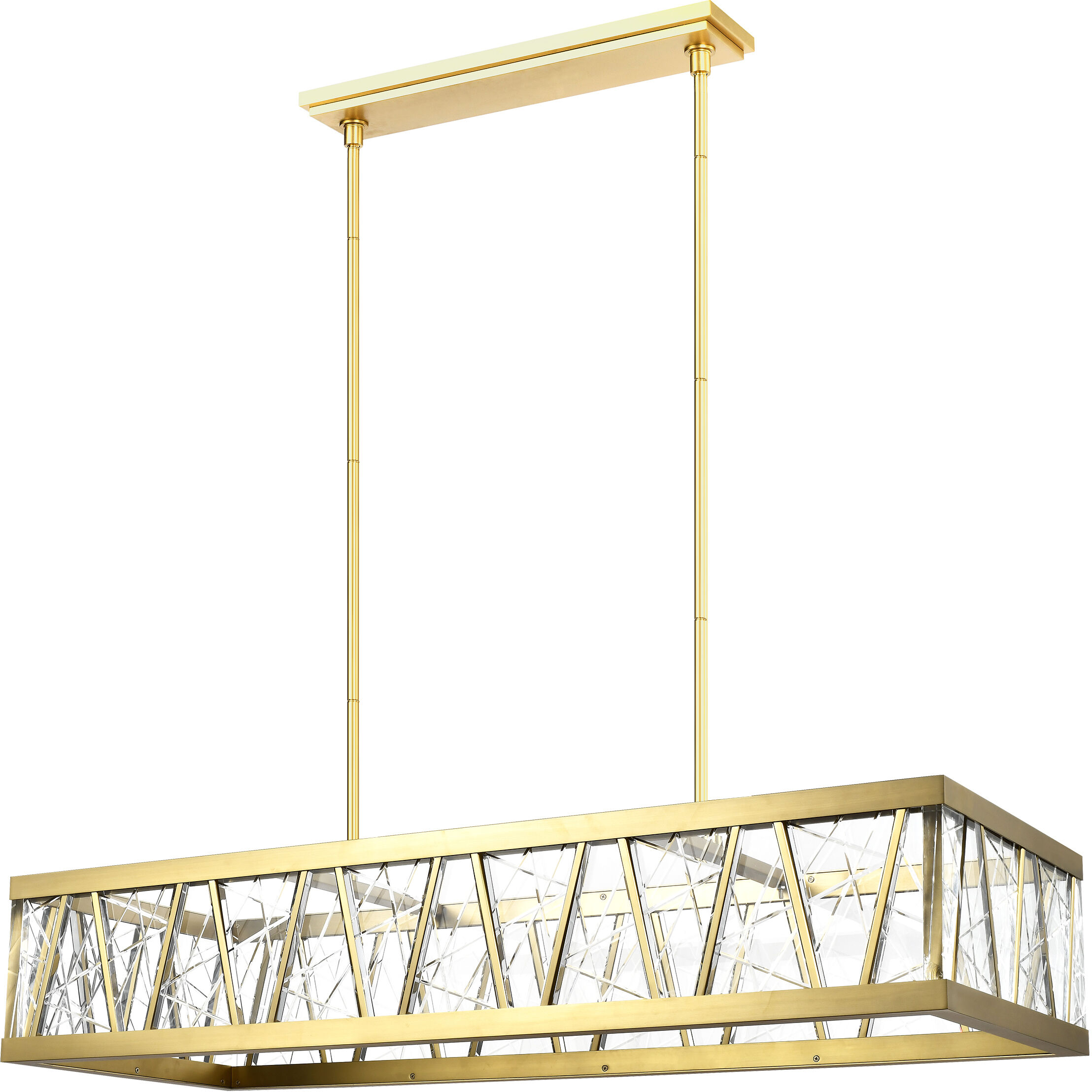 Lucus 2 Light 18 inch Aged Brass Chandelier Ceiling Light