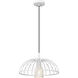 Valencia 1 Light 16 inch Texture White Pendant Ceiling Light in Textured White