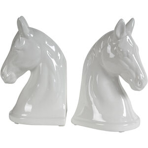 Jubilee 7 X 5 inch White Book Ends
