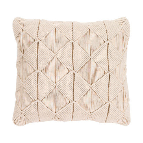 Baffin Bay 20 X 20 inch Cream Pillow Cover, Square