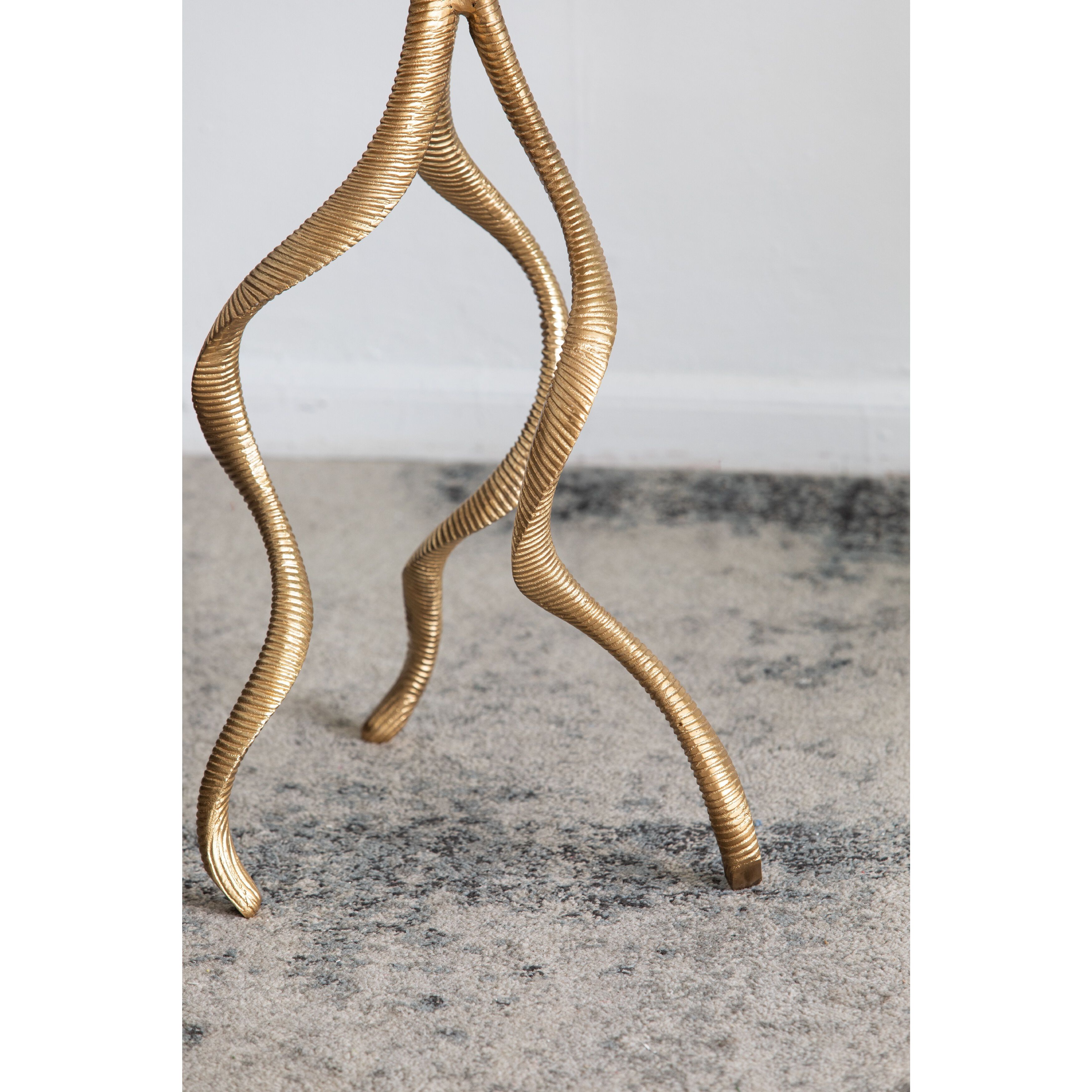 Antler 16.1 inch Gold Side Table