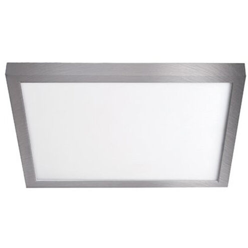 Square LED 11 inch Brushed Nickel Flush Mount Ceiling Light in 3000K