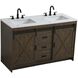 Austin 54 X 34 inch Expresso Bathroom Vanity Cabinet