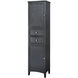 Kent 75 X 19 X 14 inch Brown Ebony Bathroom Linen Tower, Tall