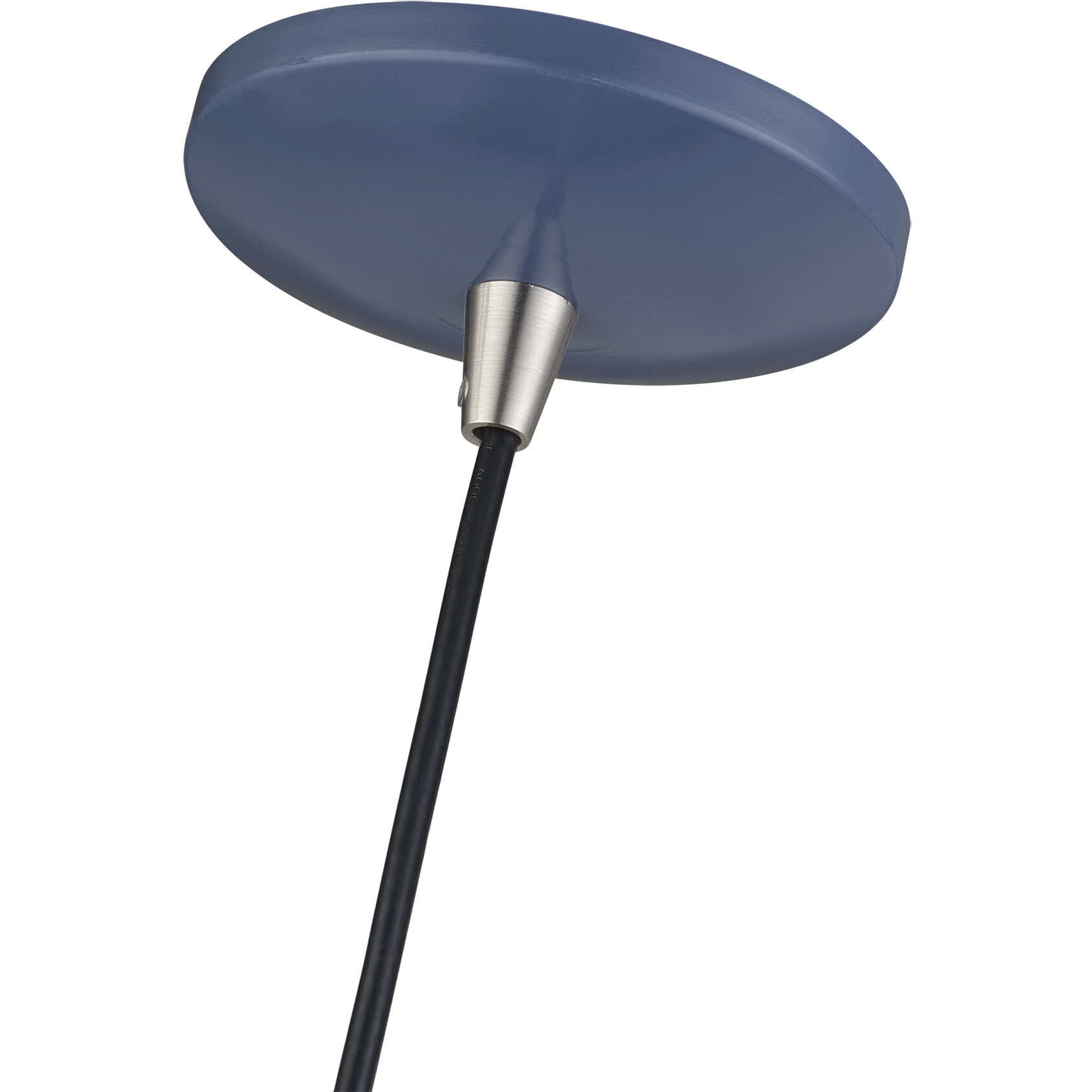 Bolita 8 inch Ocean Blue with Brushed Nickel Accents Pendant Ceiling Light