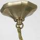 AERIN Rhine LED 36 inch Hand-Rubbed Antique Brass Ring Chandelier Ceiling Light