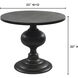 Lexie 35 X 35 inch Black Dining Table
