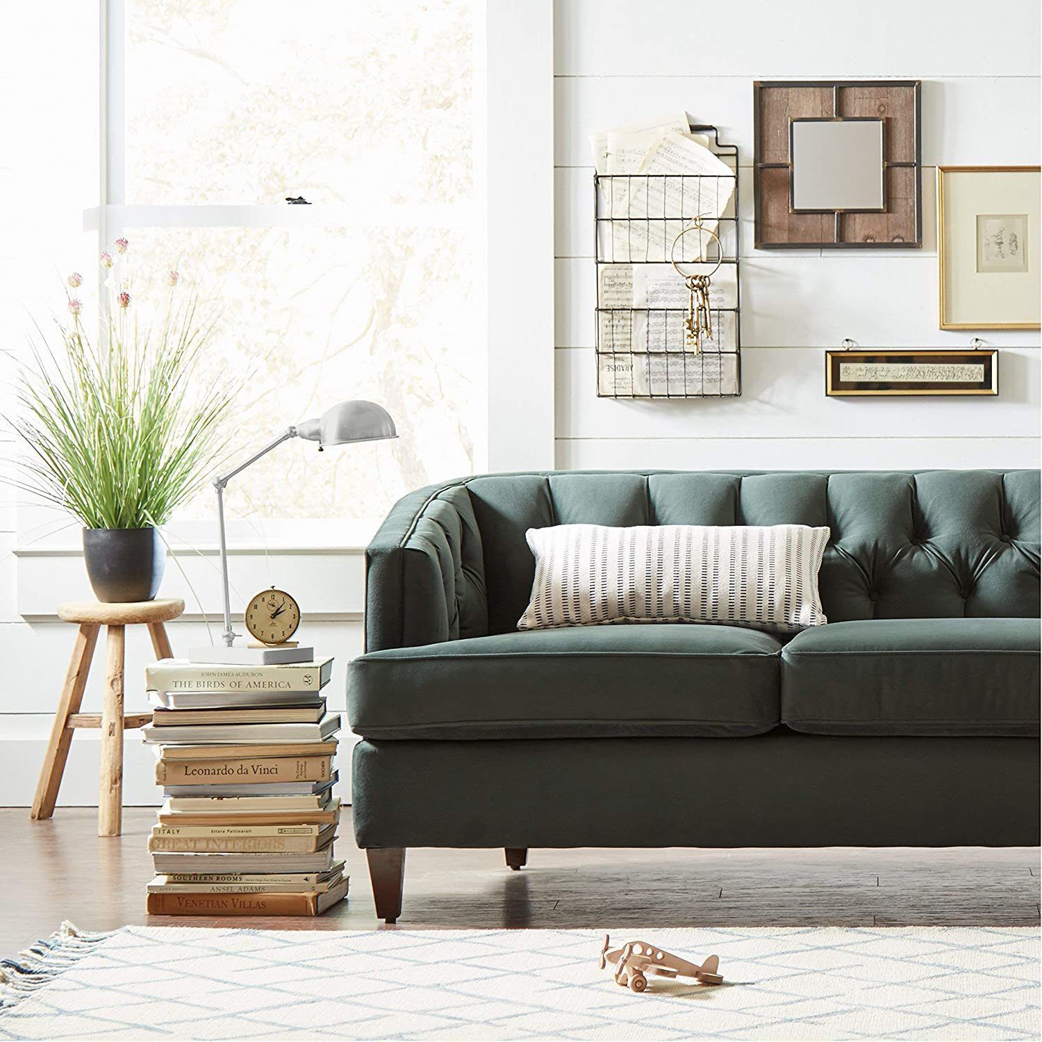 Sophia 17 inch 40 watt Brushed Steel Desk Lamp Portable Light