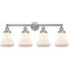Bellmont 4 Light 33.5 inch Brushed Satin Nickel Bath Vanity Light Wall Light