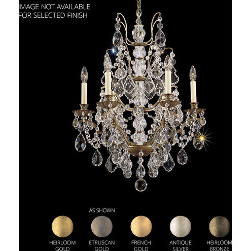 Bordeaux 6 Light Heirloom Bronze Chandelier Ceiling Light in Heritage