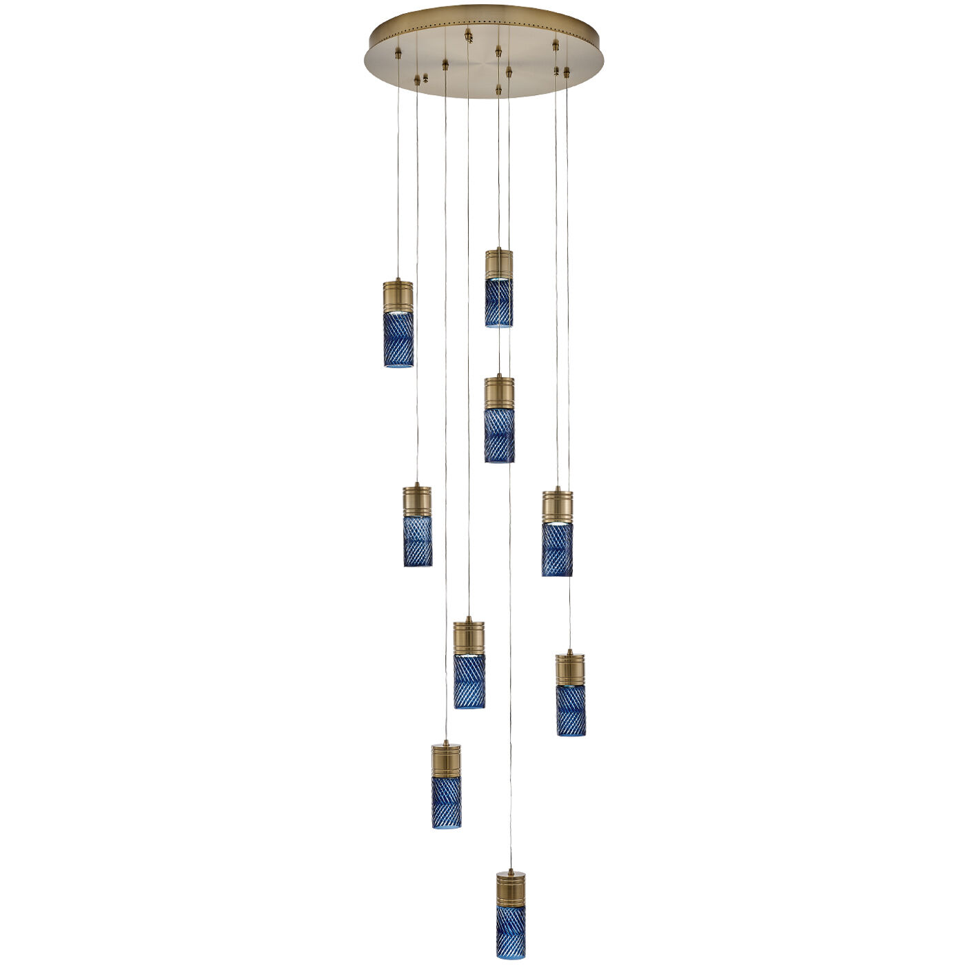 Kiriko LED 24 inch Winter Brass Chandelier Ceiling Light