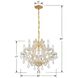 Maria Theresa 6 Light 20 inch Gold Chandelier Ceiling Light in Clear Swarovski Strass