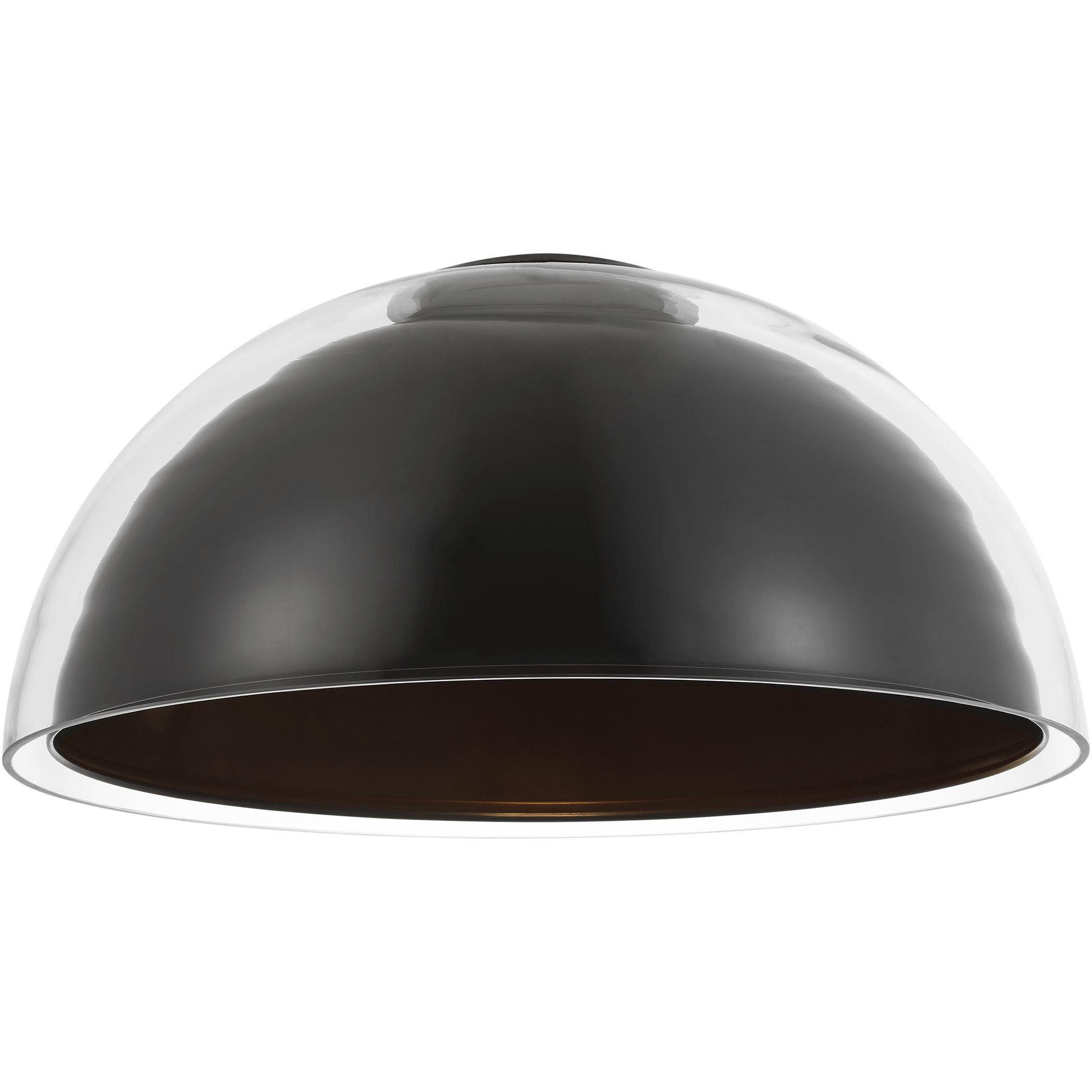 Mick De Giulio Lusi LED 23.8 inch Bronze Flush Mount Ceiling Light
