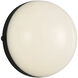Globo LED 8.85 inch Matte Black Bath Vanity Wall Light
