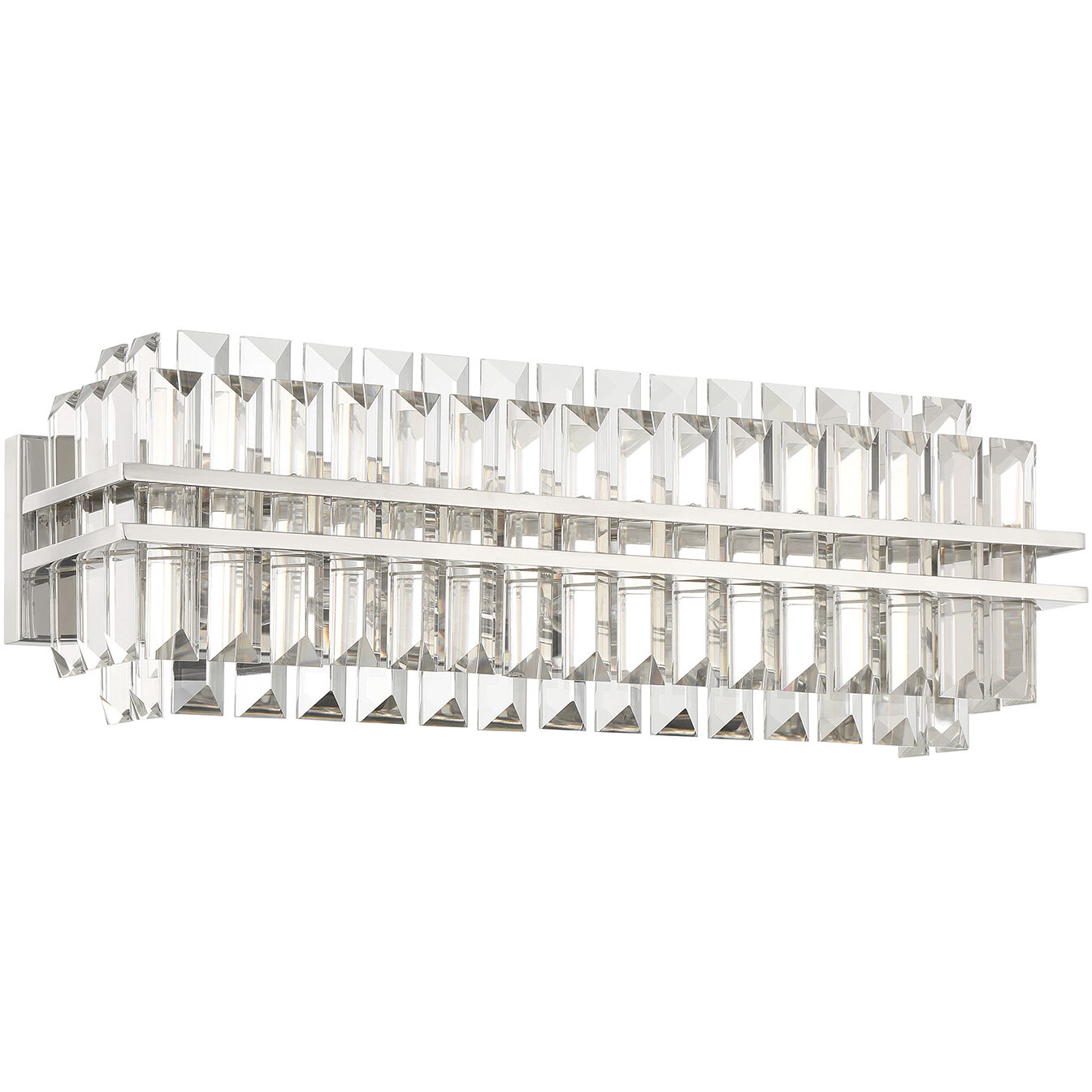 Hayes Bath Vanity Light Wall Light in Polished Nickel