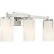 Froselle 3 Light 22 inch Polished Nickel Bathroom Vanity Light Wall Light