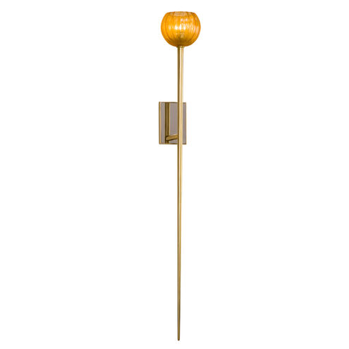 Merlin 6.75 inch Gold Leaf Wall Sconce Wall Light in 51.50