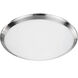 Malta LED 15 inch Brushed Nickel Flush Mount Ceiling Light