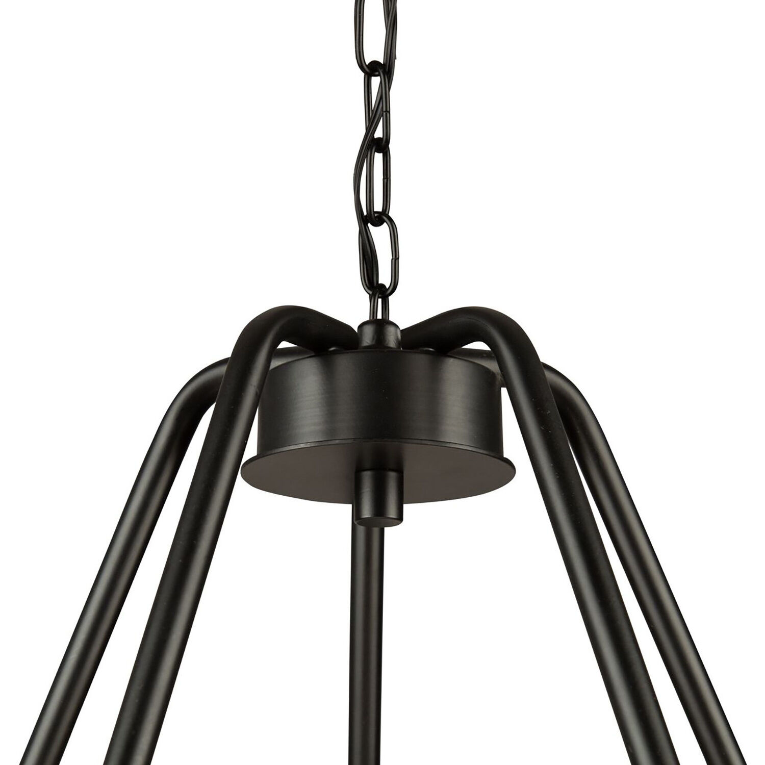 Perris LED 24 inch Black Chandelier Ceiling Light