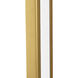 Full 78.7 X 18.1 inch Gold Mirror