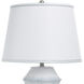 Cameron 32.5 inch 100 watt Bexium Blue and White Table Lamp Portable Light
