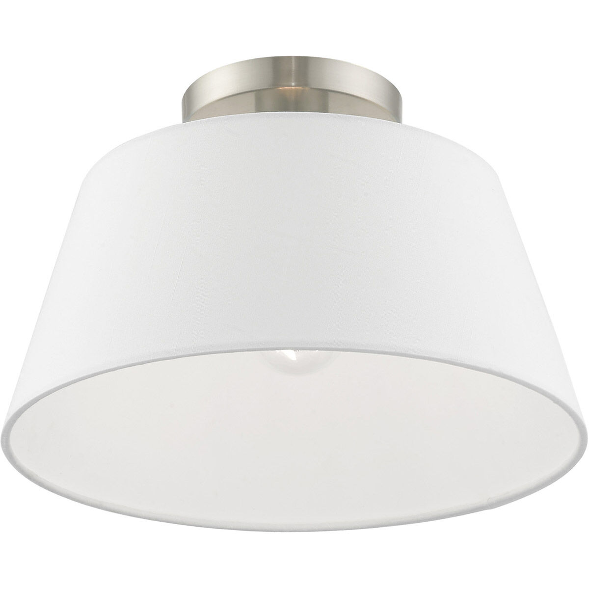 Belclaire 1 Light 13 inch Brushed Nickel Semi-Flush Mount Ceiling Light
