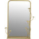 Anita 35.4 X 23.6 inch Gold Wall Mirror