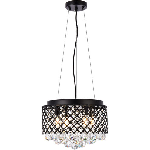Tully 4 Light 13 inch Black Pendant Ceiling Light