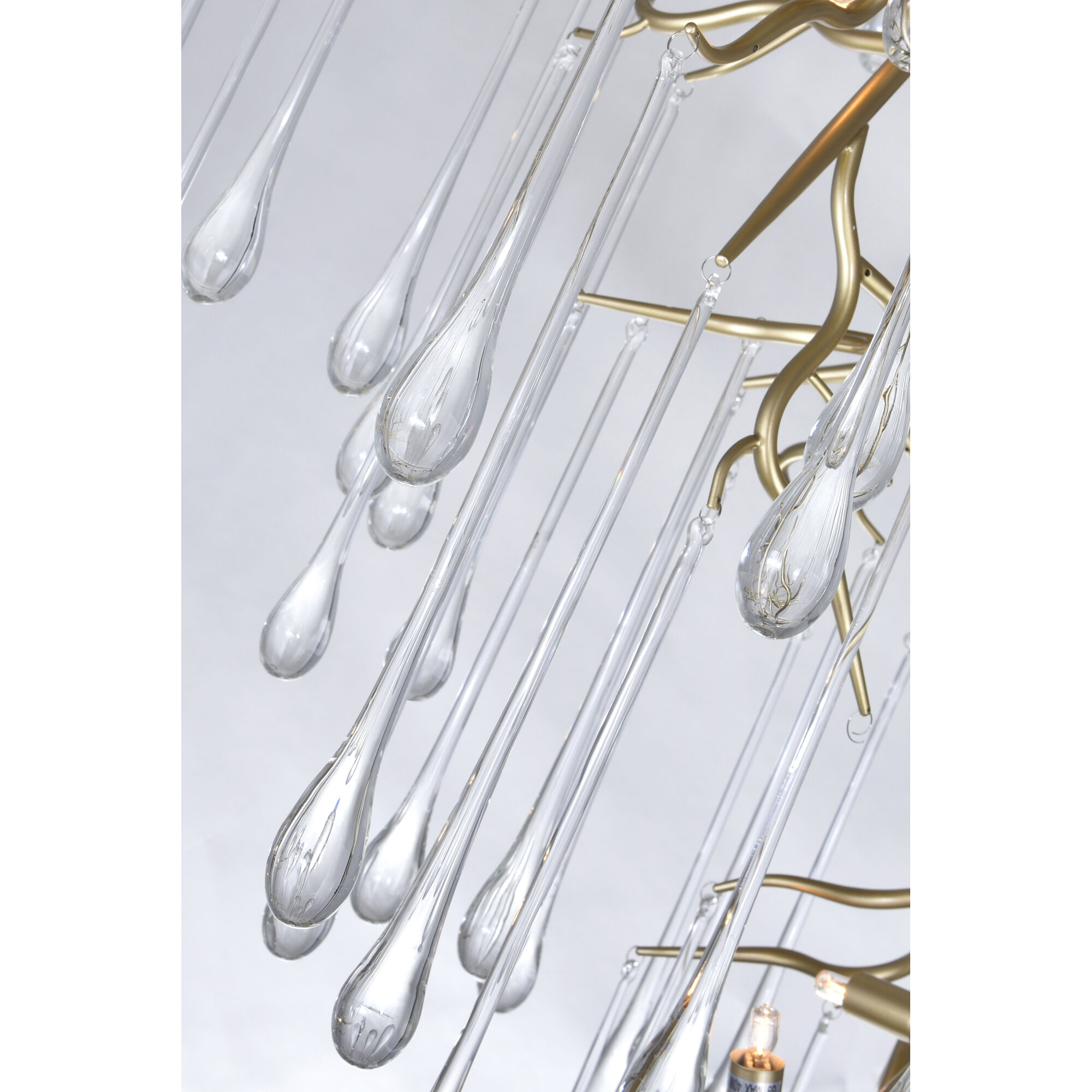 Anita 12 Light 18 inch Gold Leaf Down Chandelier Ceiling Light