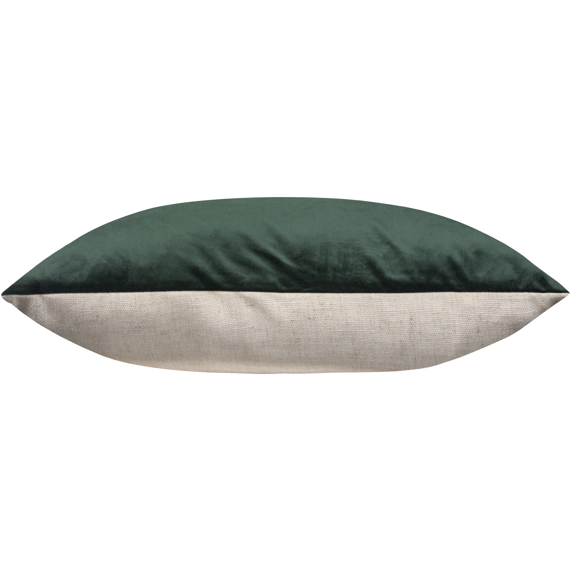 Olive 20 inch Hunter Green and Beige Indoor Pillow