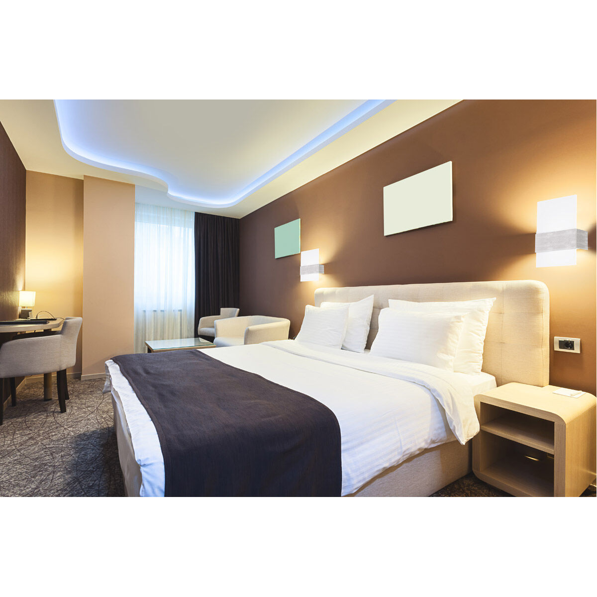 Nikita 1 Light 8.86 inch Matte Nickel ADA Wall Light