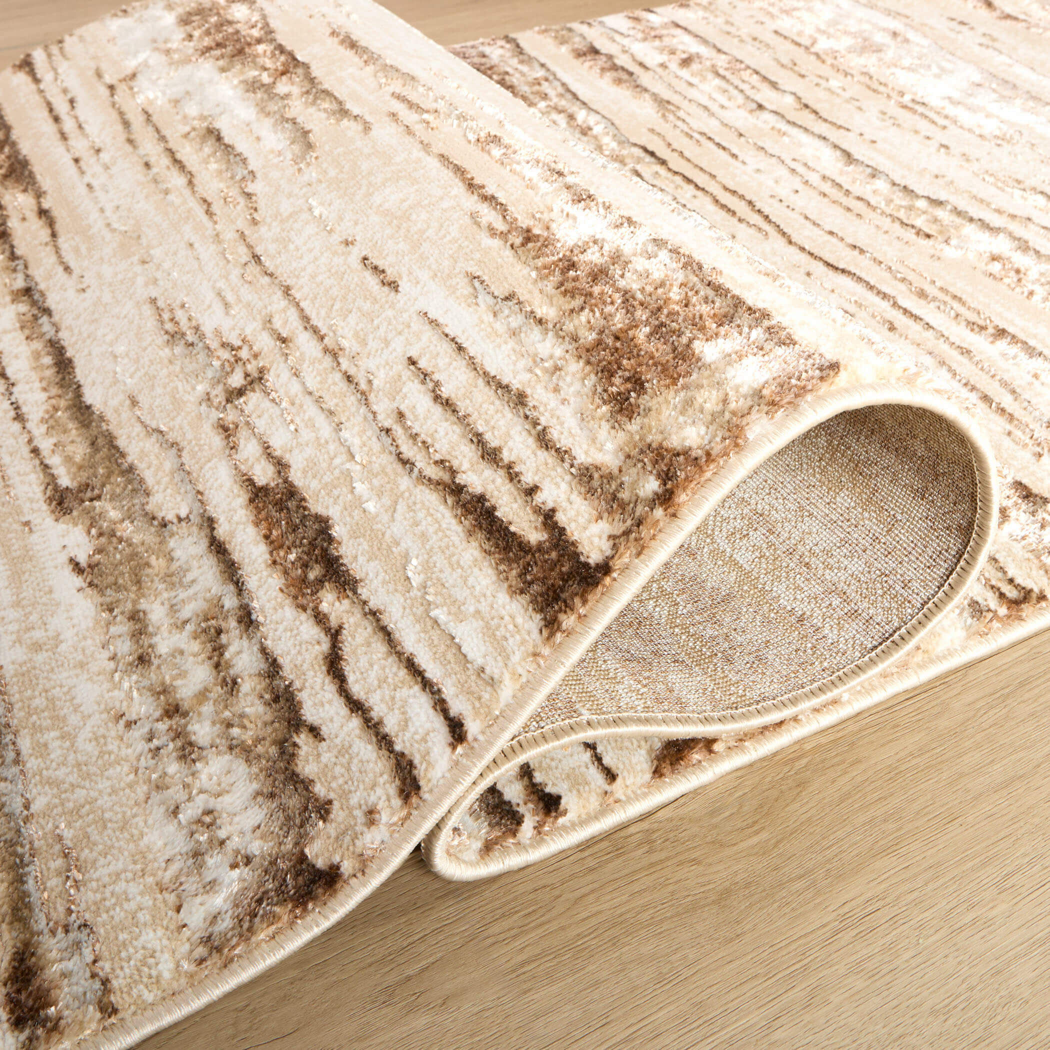 Piave Brown and Beige Indoor Rug