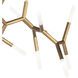 Traveler 13 Light 49 inch Natural Brass Chandelier Ceiling Light, Large