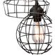 Wire 5 Light 15 inch Black Pendant Ceiling Light