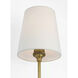 Thomas O'Brien Vendome LED 5.5 inch Hand-Rubbed Antique Brass Single Sconce Wall Light