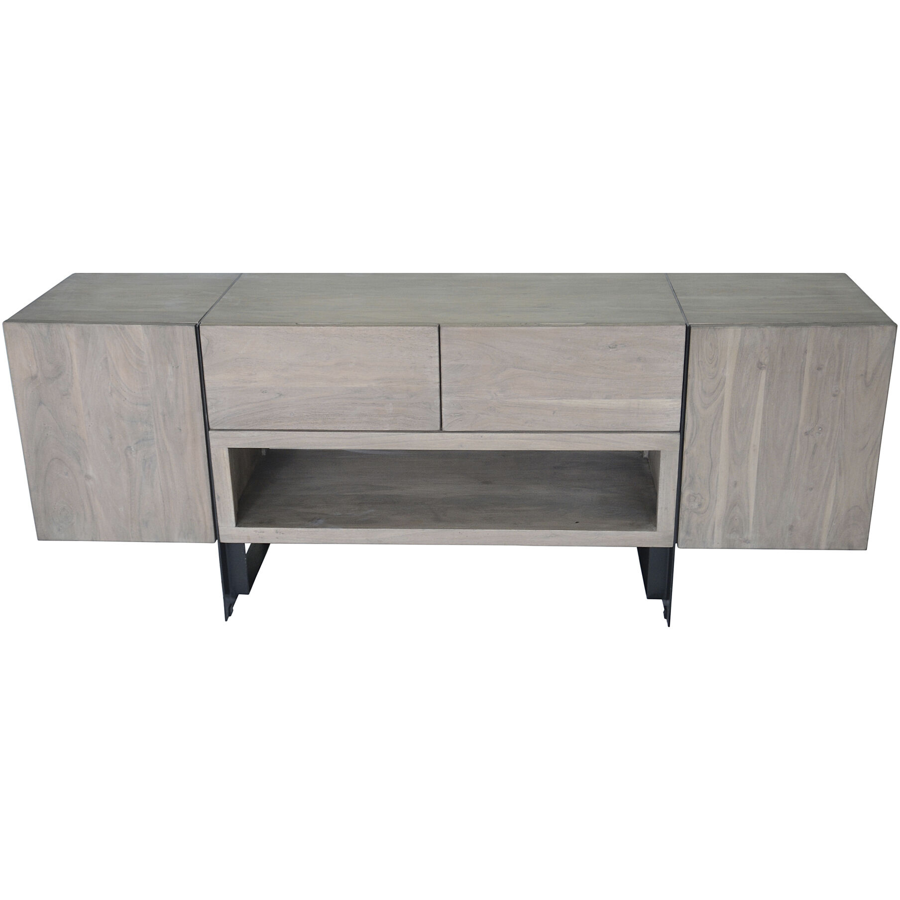 Tiburon 72 inch Grey TV Table