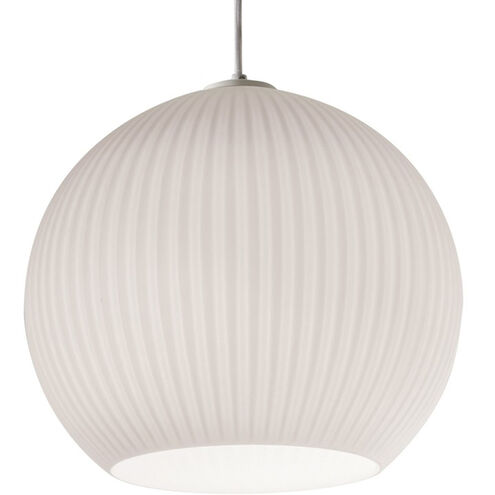 Cleo 1 Light 13 inch White Pendant Ceiling Light