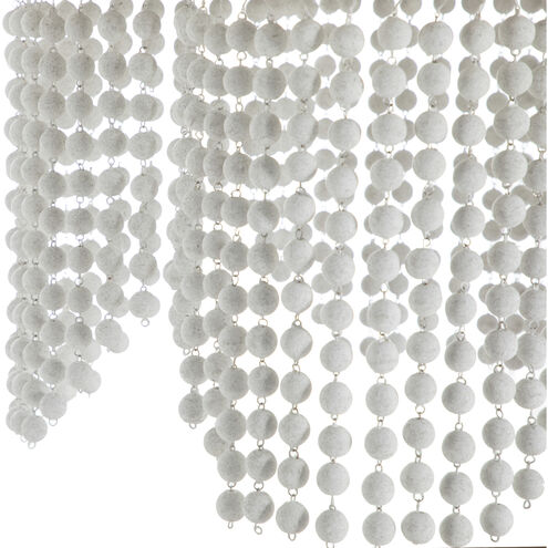 Annabelle 4 Light 43 inch Antique White / Gilded Gold Chandelier Ceiling Light