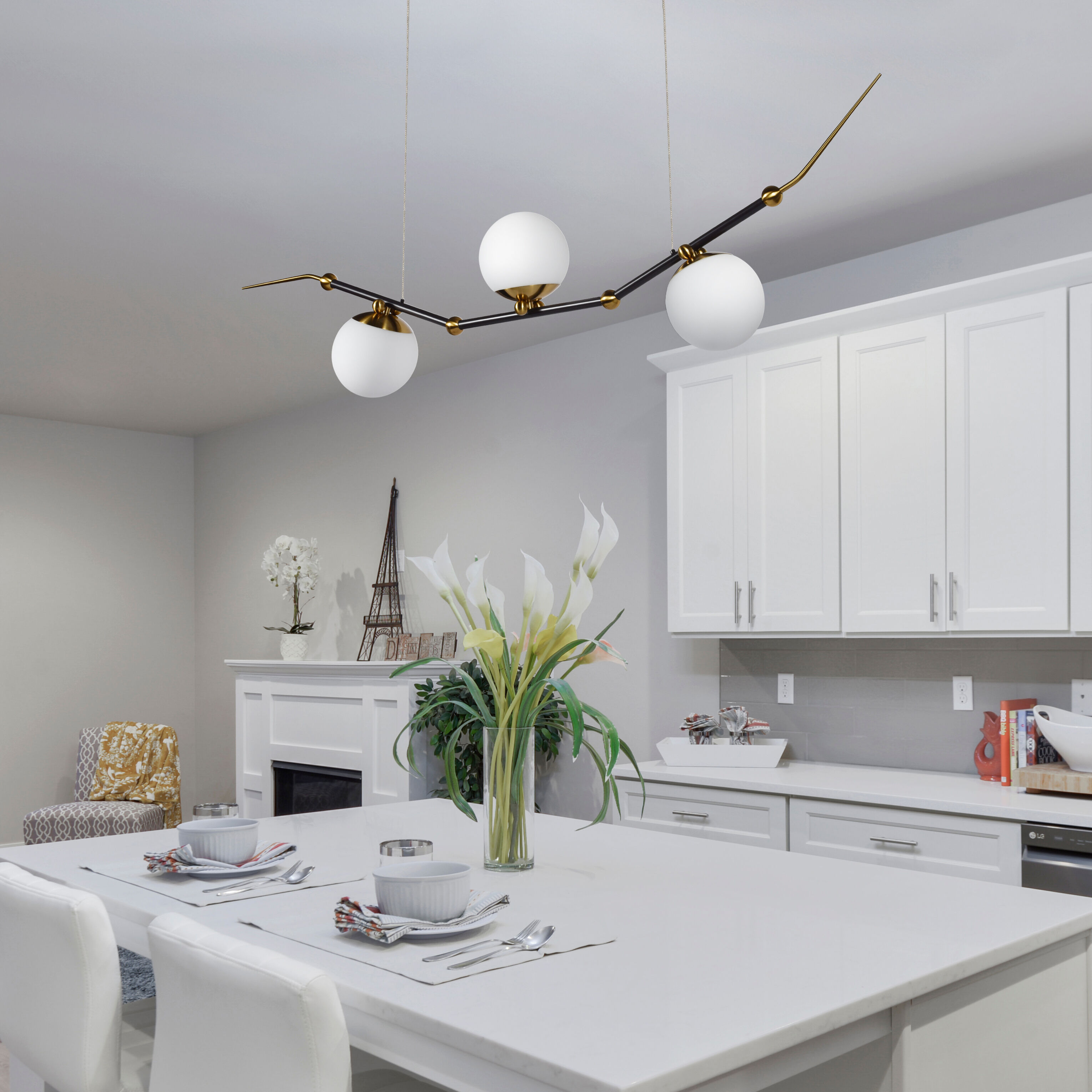 Artisan Collection/Chianti Series Linear Chandelier Ceiling Light