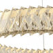 Golden Ratio 1 Light 23.6 inch Satin Gold Pendant Ceiling Light