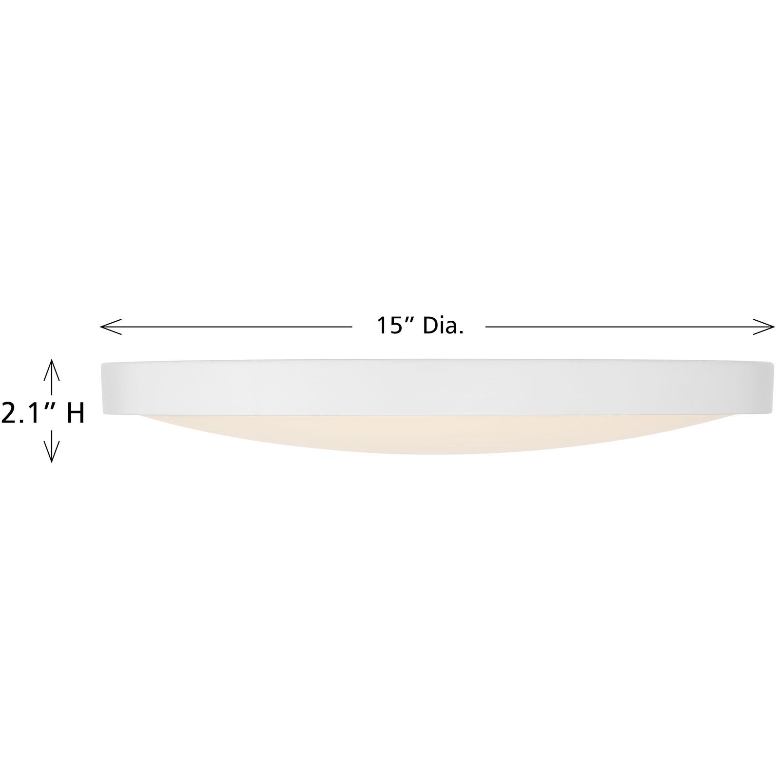 Stella LED 15 inch White Flush Mount Ceiling Light