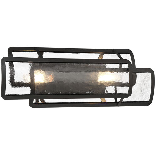 Bella Collina 2 Light 24 inch Coal Bath Vanity Wall Light