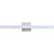 Sabre LED 24 inch Brushed Aluminum Bath Vanity Light Wall Light