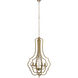 Valerio 4 Light 19.3 inch Gold Pendant Ceiling Light