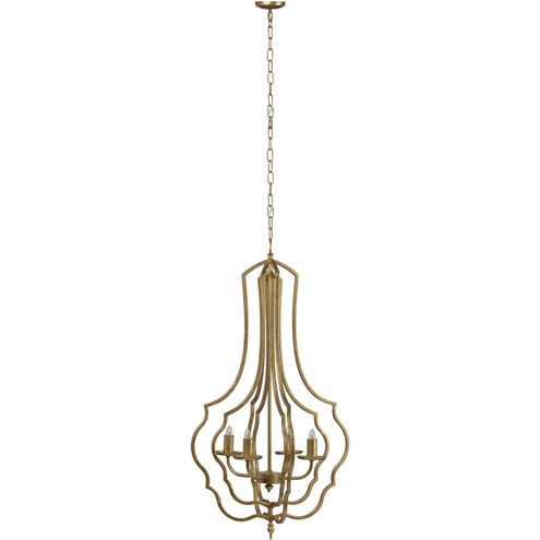 Valerio 4 Light 19.3 inch Gold Pendant Ceiling Light